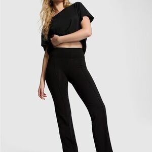 All-Day Cotton Strait-Leg Leggings/Pants